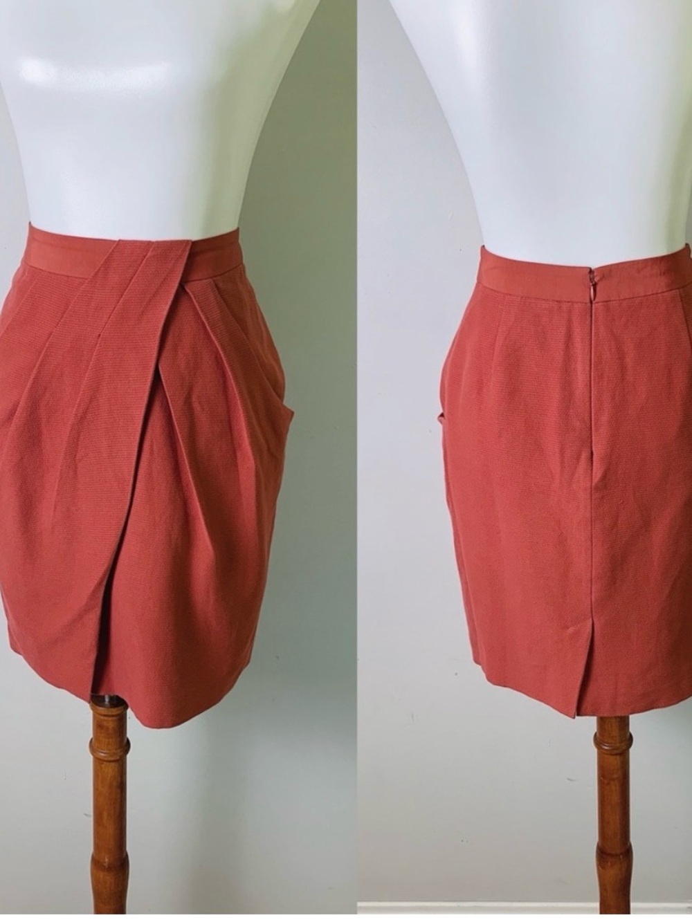 {Anthro} FEI Washi Skirt Terra Cotta